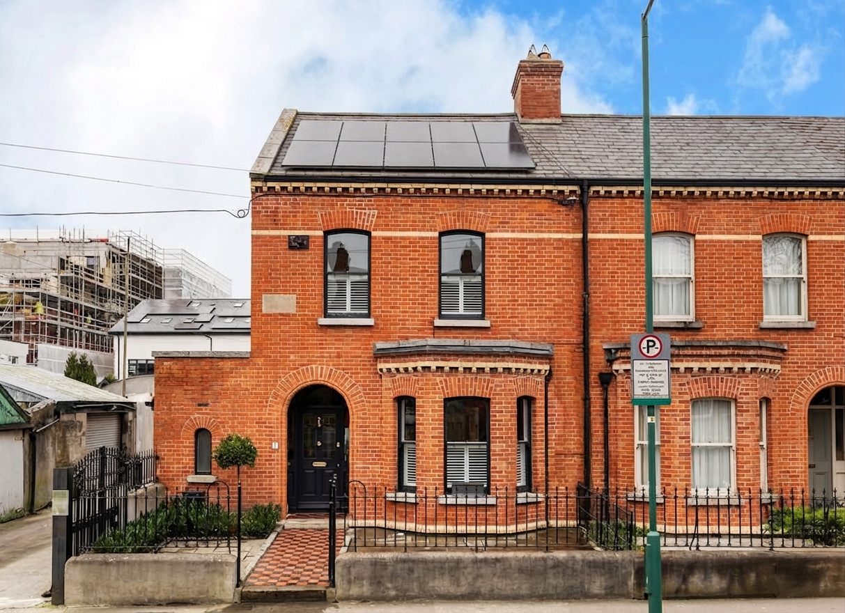 After - with solar panels